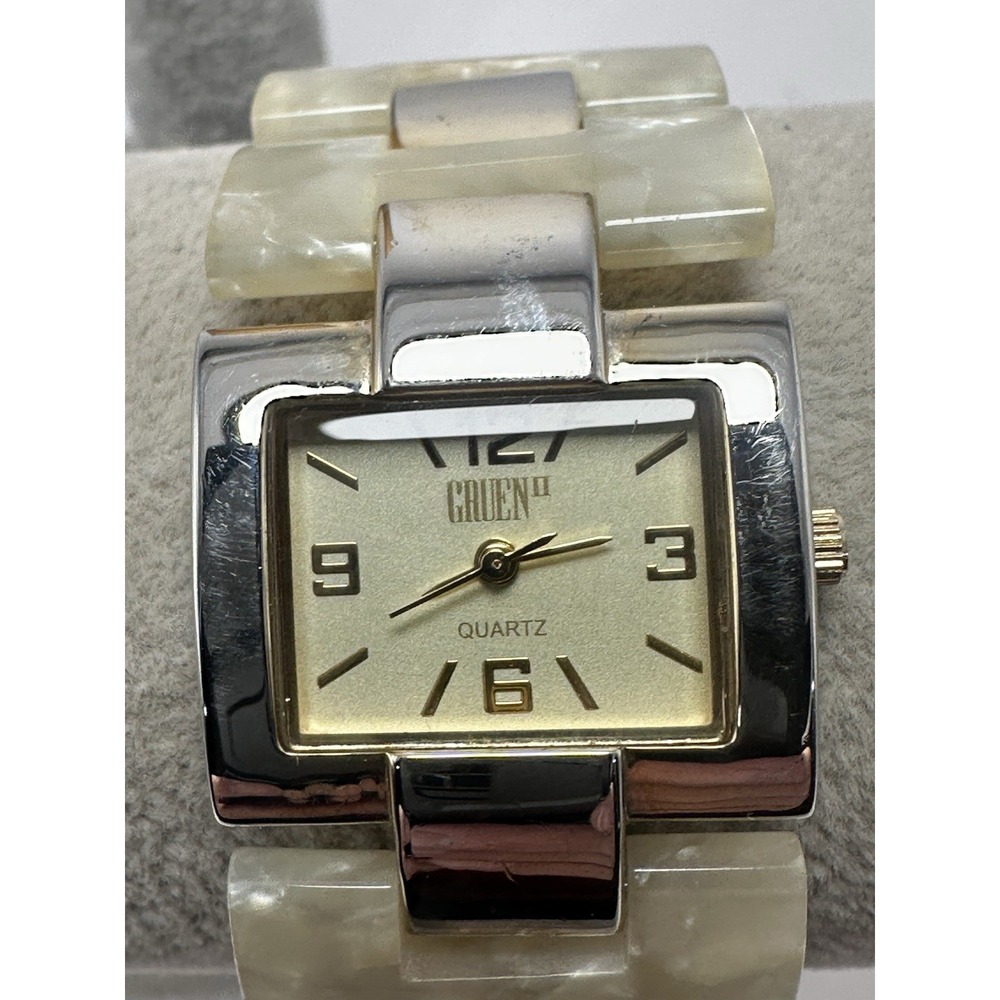 Gruen GRT585 New Battery Ladies Watch 26MM 7" Vintage‎ M60